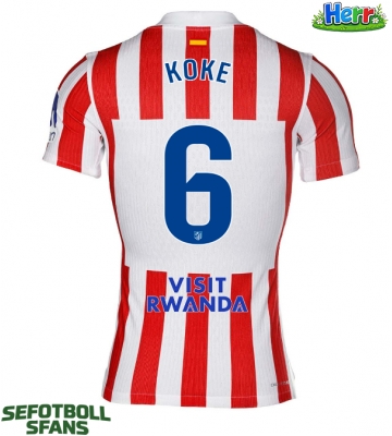 Atletico Madrid Koke #6 Hemmatröja 2025-26 Kortärmad